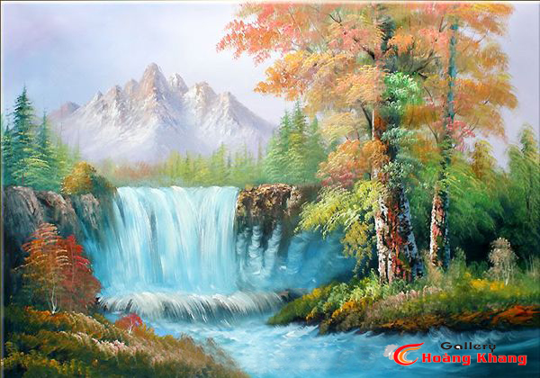 Tranh Núi - Nước - Phong Thuỷ